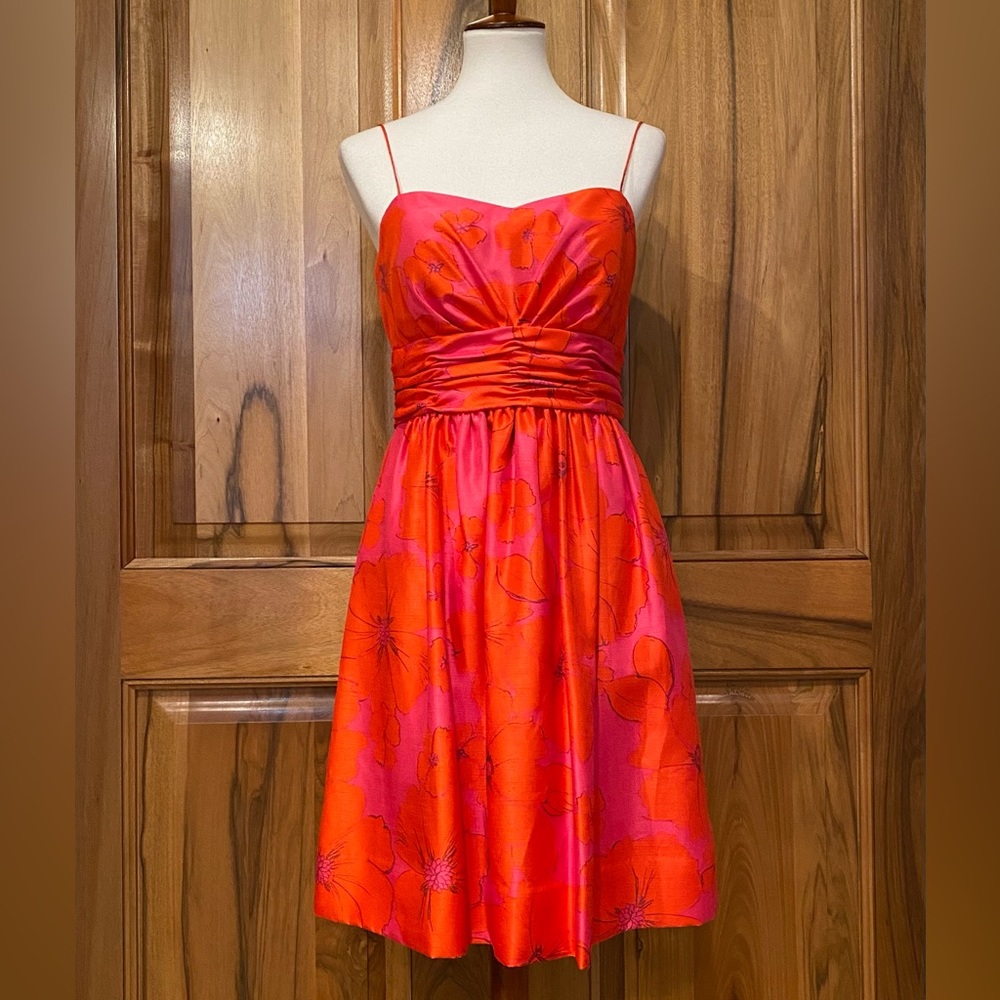 eliza j orange dress Orange formal dress Eliza J L (12-14)